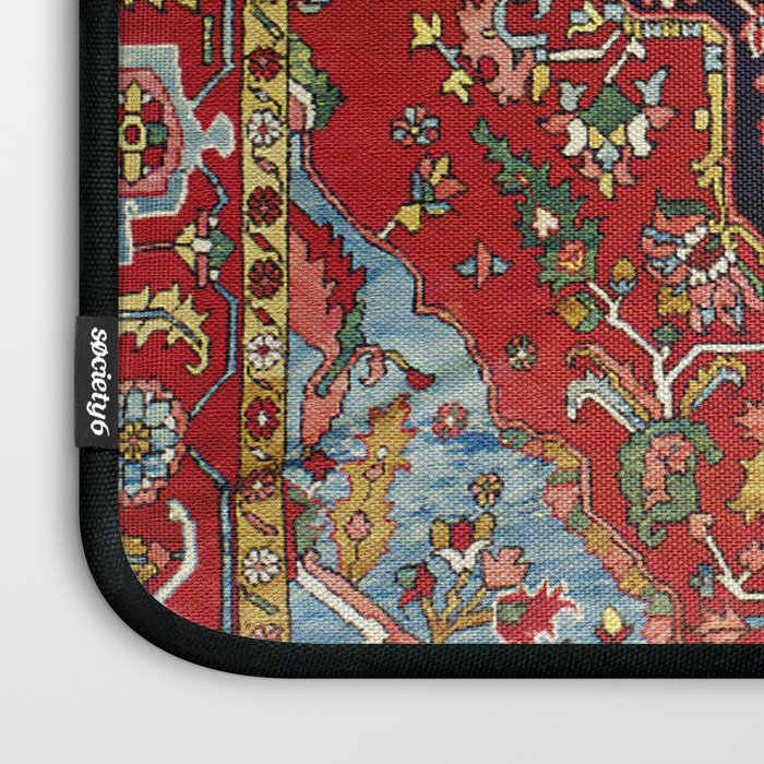 Heriz  Antique Persian Rug Print Laptop Sleeve Gallery Image 3