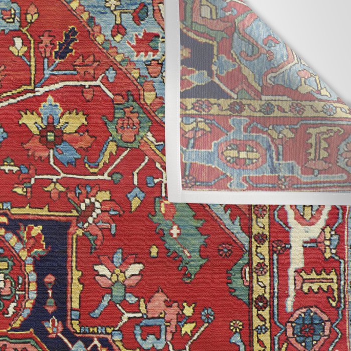Heriz  Antique Persian Rug Print Wall Tapestry Gallery Image 3