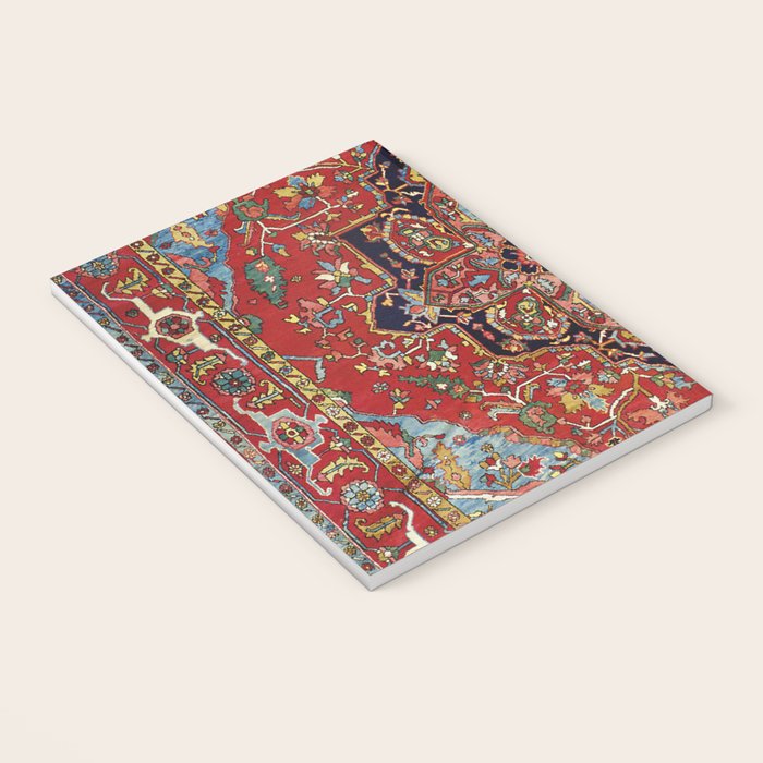 Heriz  Antique Persian Rug Print Notebook Gallery Image 3