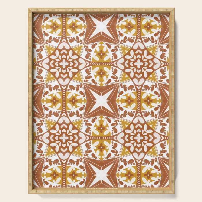 Tile Shapes Nature Charm Serving Tray Gallery Image 1