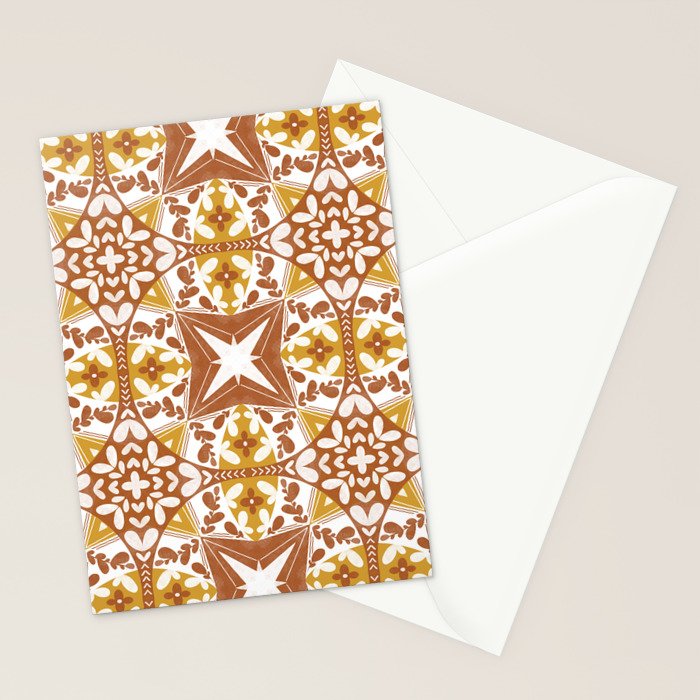 Tile Shapes Nature Charm Stationery Card Gallery Image 2