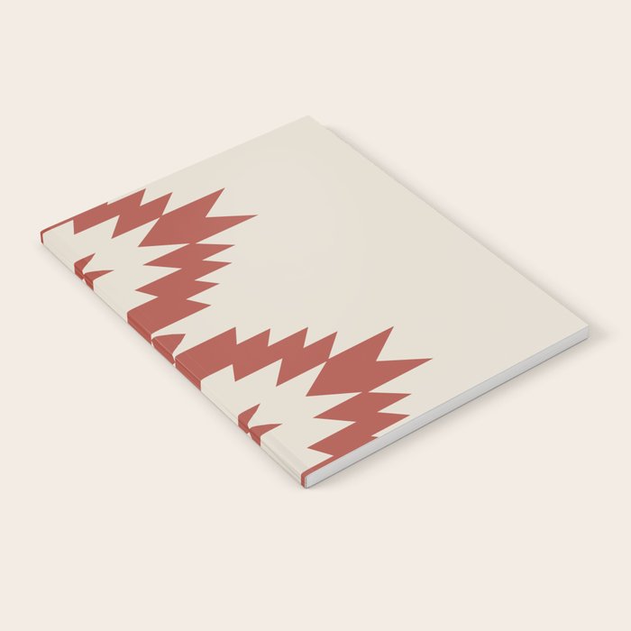 Southwestern Minimalism - Red Neutral Beige Notebook Gallery Image 1