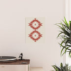 Southwestern Minimalism - Red Neutral Beige Poster Gallery Image 2