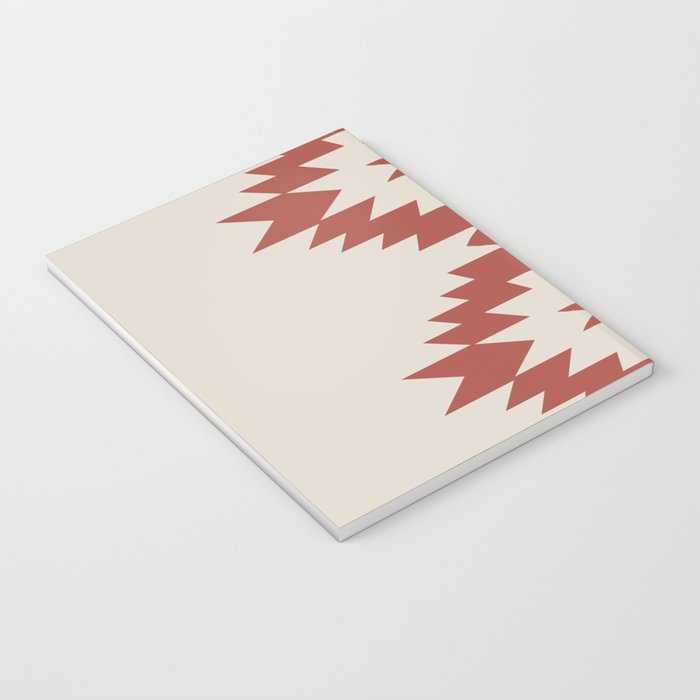 Southwestern Minimalism - Red Neutral Beige Notebook Gallery Image 3