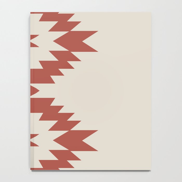 Southwestern Minimalism - Red Neutral Beige Notebook Gallery Image 4