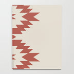 Southwestern Minimalism - Red Neutral Beige Notebook Gallery Image 4