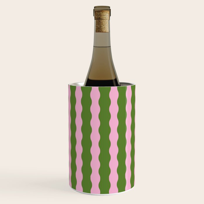 Wavy Retro Striped Pattern Wine Chiller Gallery Image 3