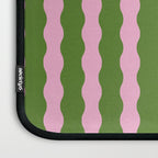 Wavy Retro Striped Pattern Laptop Sleeve Gallery Image 3