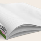 Wavy Retro Striped Pattern Notebook Gallery Image 2