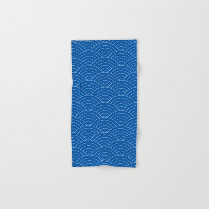 Seigaiha (Sapphire Blue) Bath Towel Gallery Image 1