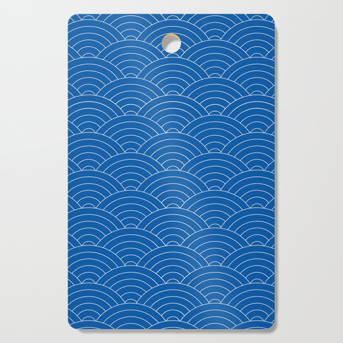 Seigaiha (Sapphire Blue) Cutting Board Gallery Image 1
