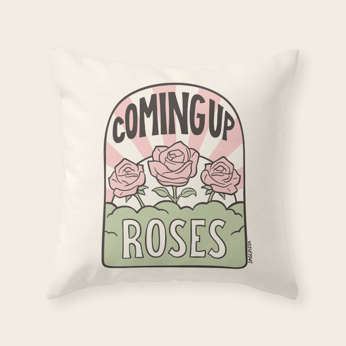 Coming Up Roses Throw Pillow Gallery Image 6