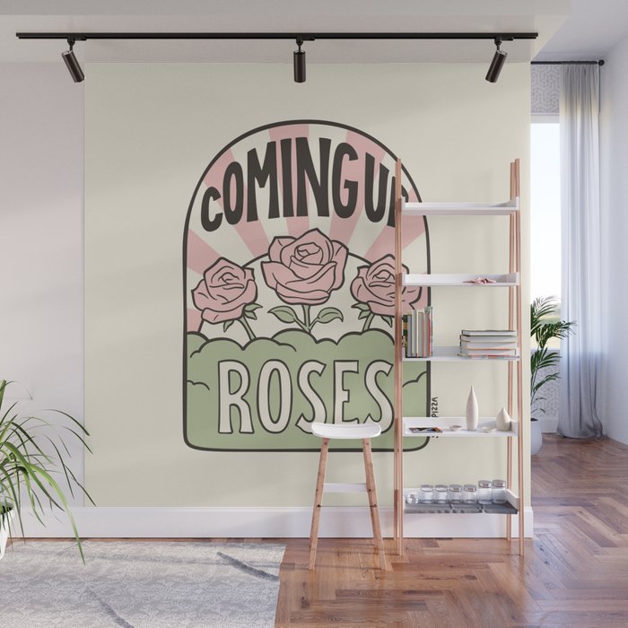 Coming Up Roses Wall Mural Gallery Image 1