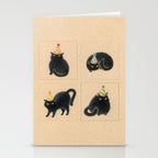 Party Cats in Party Hats Stationery Card Gallery Image 2