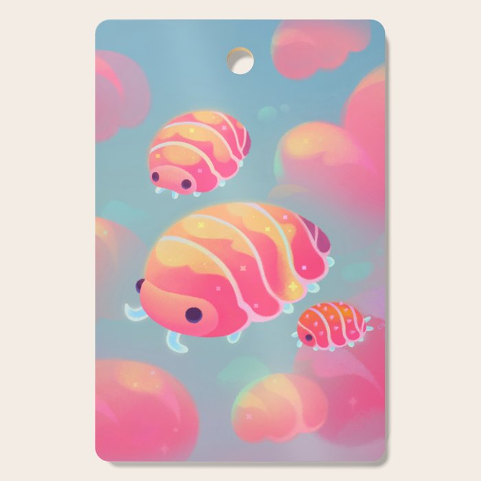 Cloud isopod - sunset Cutting Board Gallery Image 1