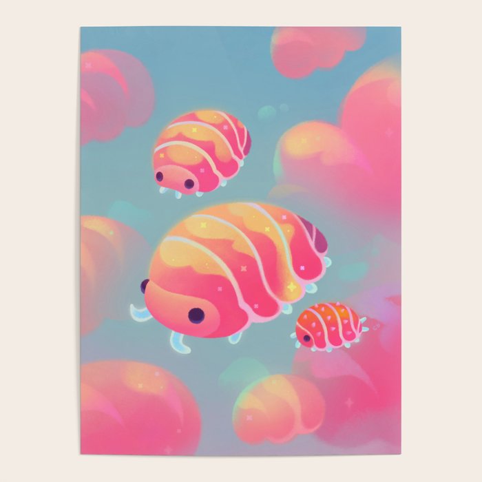 Cloud isopod - sunset Poster Gallery Image 1