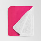Bright Orange and Pink Gradient Throw Blanket Gallery Image 3