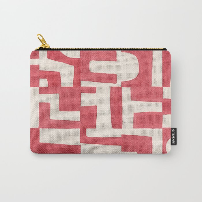 Red Puzzle Carry All Pouch Gallery Image 1