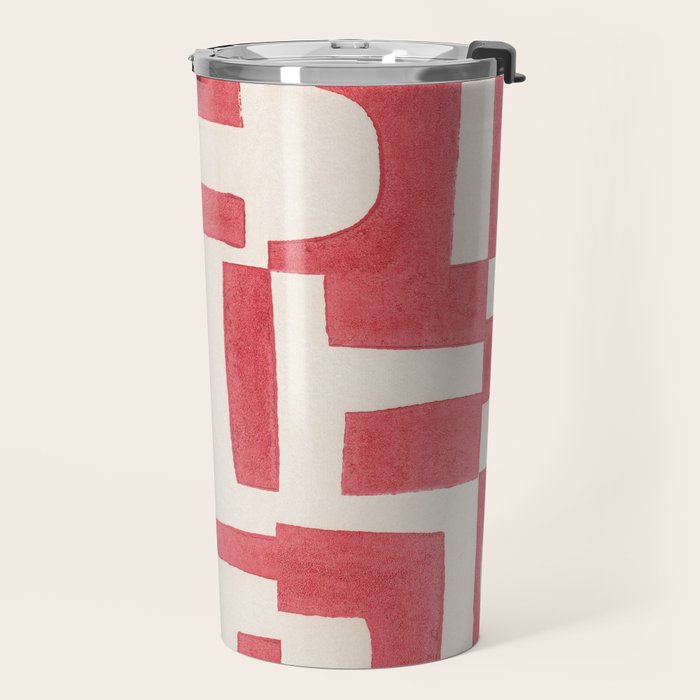 Red Puzzle Travel Mug Gallery Image 2