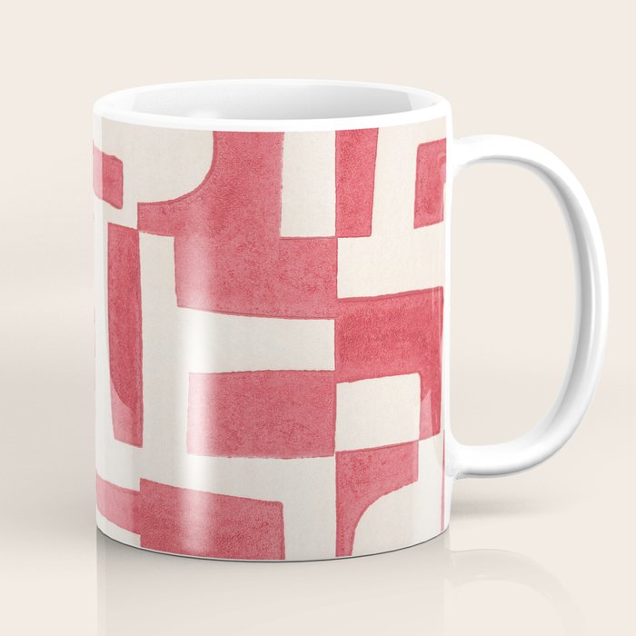 Red Puzzle Coffee Mug Gallery Image 1
