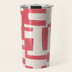 Red Puzzle Travel Mug Gallery Image 1