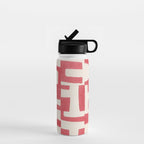 Red Puzzle Water Bottle Gallery Image 1