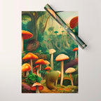 Brirsuris - The Valley of Mushrooms Wrapping Paper Gallery Image 1
