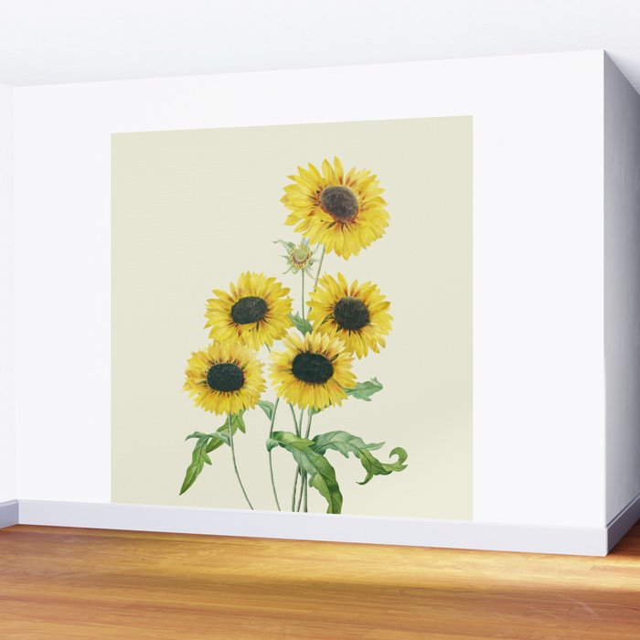 Sunflowers Wall Mural Gallery Image 2