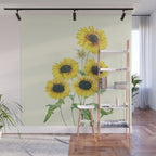 Sunflowers Wall Mural Gallery Image 1