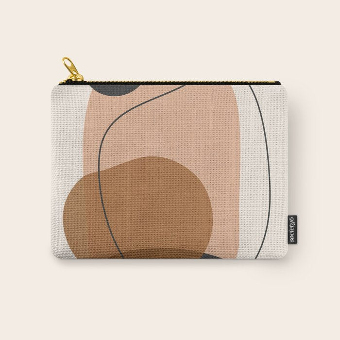 Minimal Abstract Art 12 Carry All Pouch Gallery Image 1