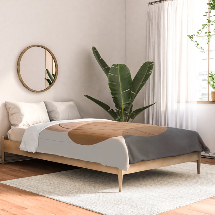 Minimal Abstract Art 12 Comforter Gallery Image 2