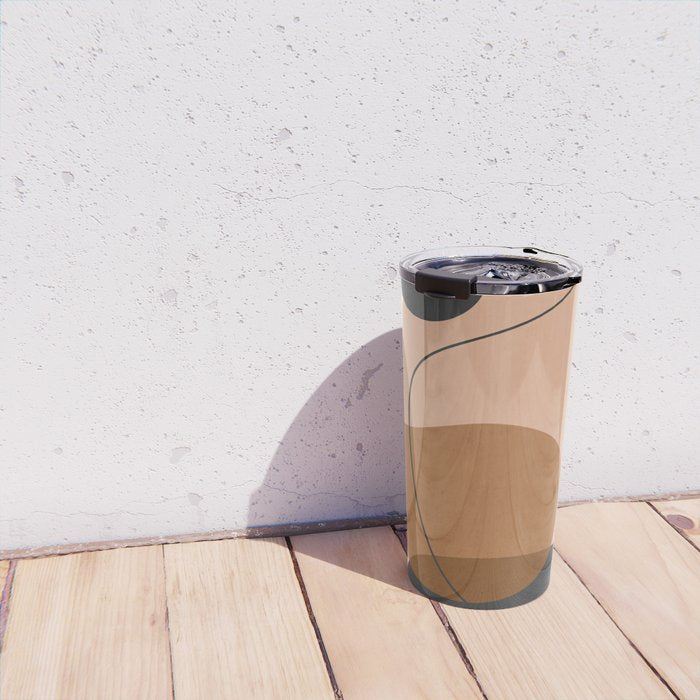 Minimal Abstract Art 12 Travel Mug Gallery Image 4