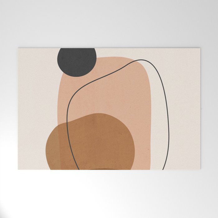 Minimal Abstract Art 12 Welcome Mat Gallery Image 1