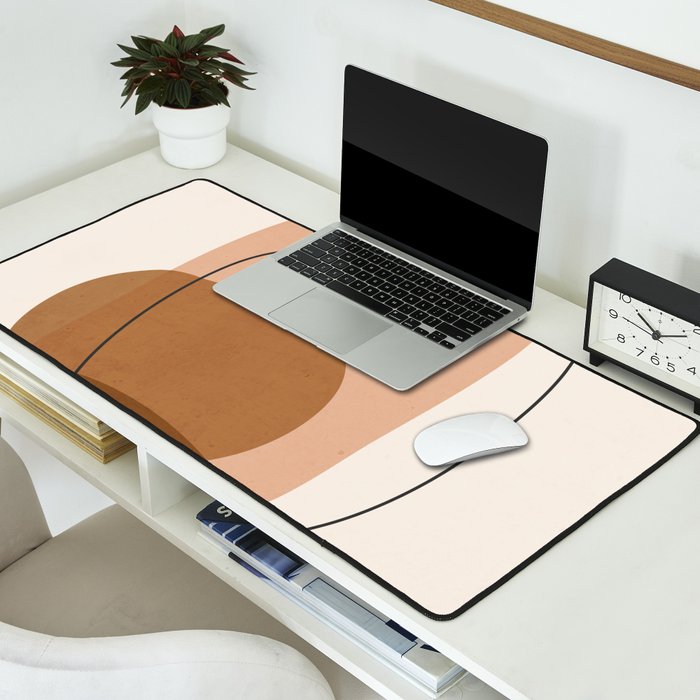 Minimal Abstract Art 12 Desk Mat Gallery Image 2