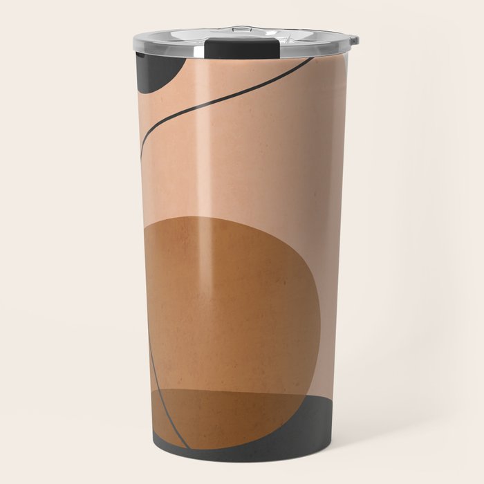 Minimal Abstract Art 12 Travel Mug Gallery Image 1