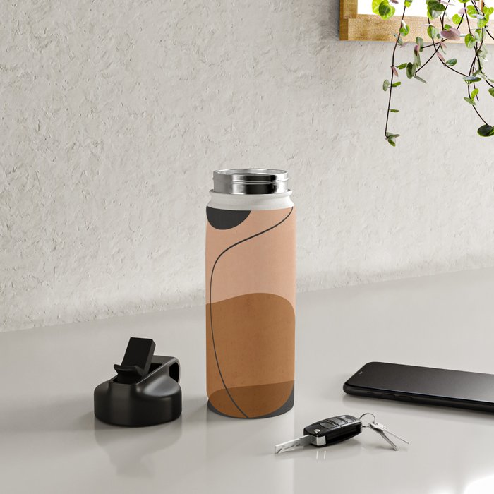 Minimal Abstract Art 12 Water Bottle Gallery Image 4