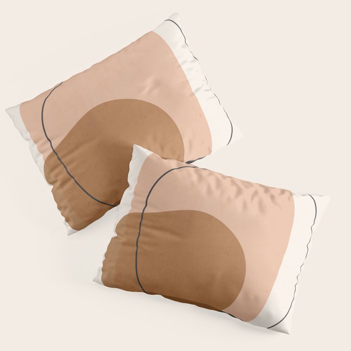 Minimal Abstract Art 12 Pillow Sham Gallery Image 3