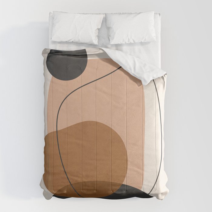 Minimal Abstract Art 12 Comforter Gallery Image 6