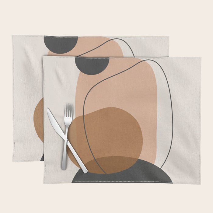 Minimal Abstract Art 12 Placemat Gallery Image 1