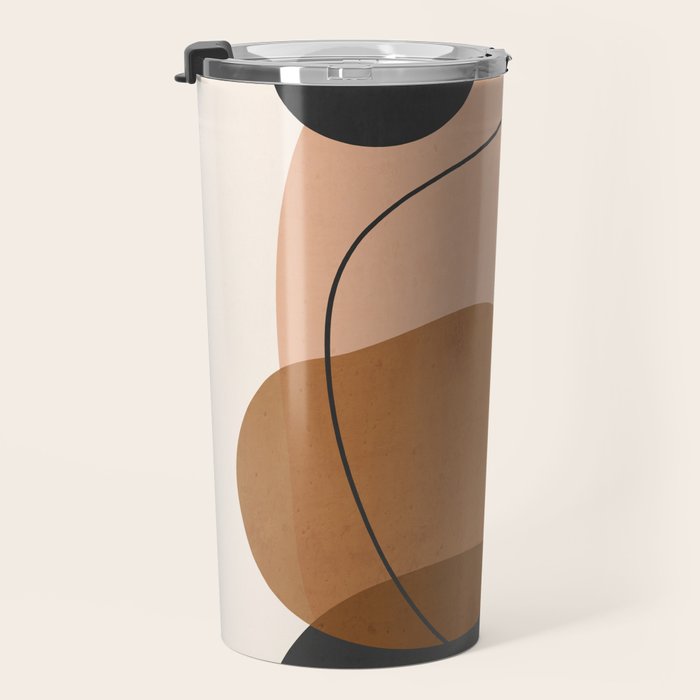 Minimal Abstract Art 12 Travel Mug Gallery Image 3