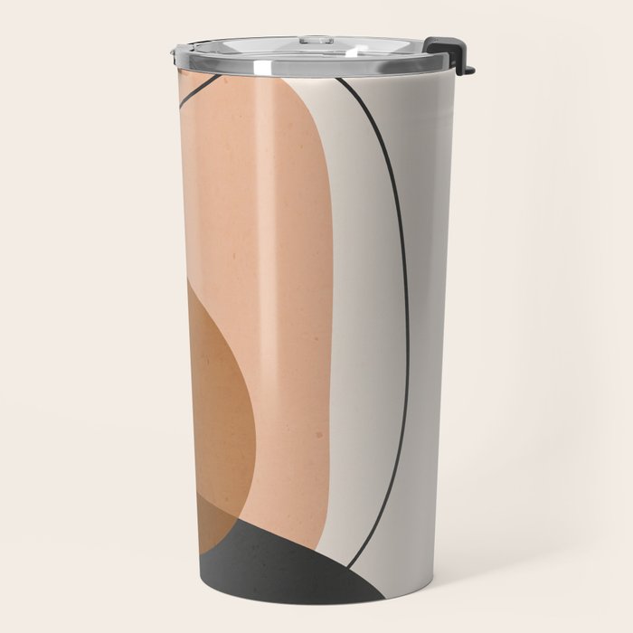 Minimal Abstract Art 12 Travel Mug Gallery Image 2
