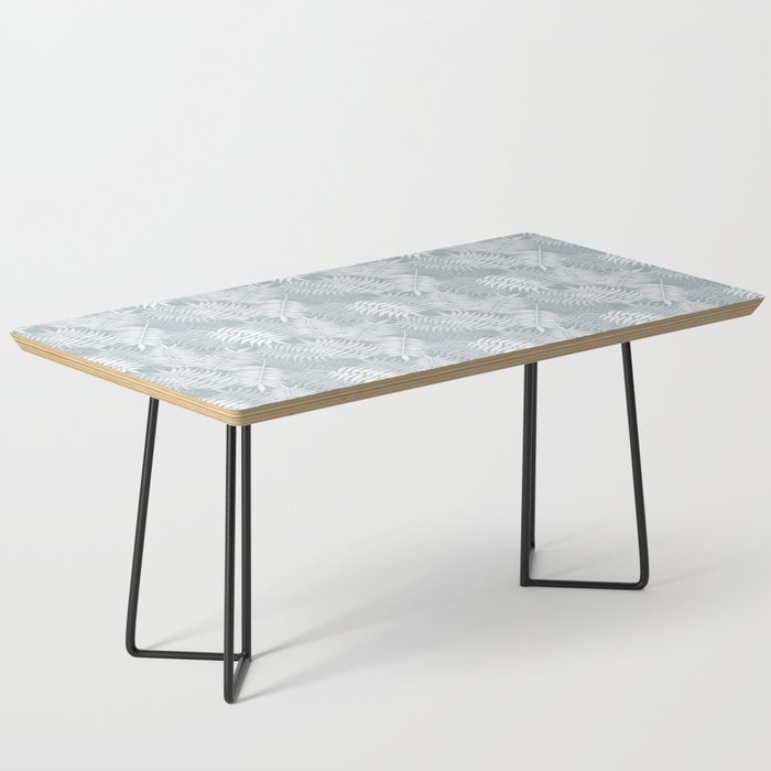 Palm leaves . Coastal blue Coffee Table Gallery Image 1