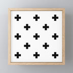 Swiss cross pattern Mini Art Print Gallery Image 1