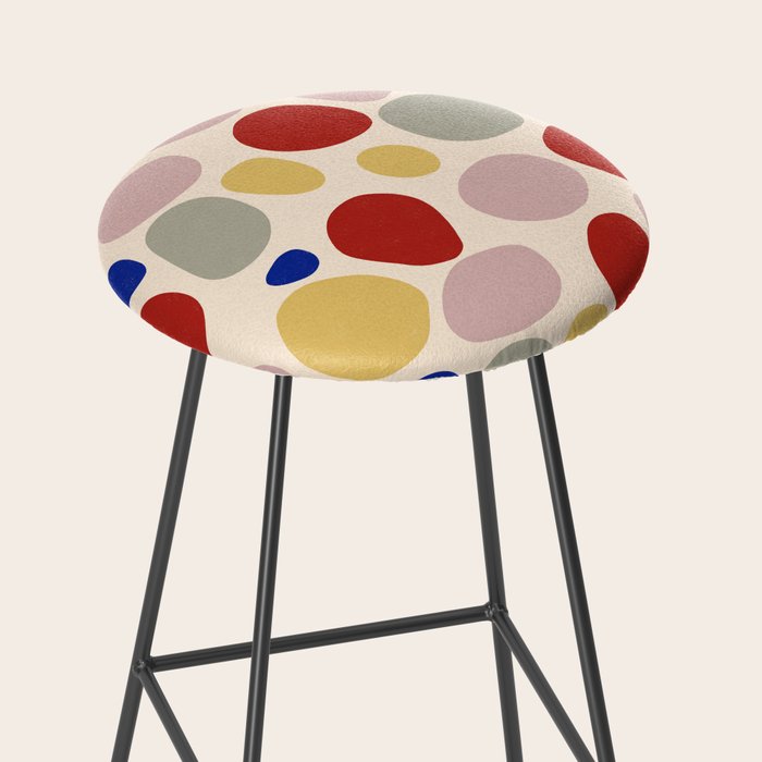 Colorful Stones Stool Gallery Image 2