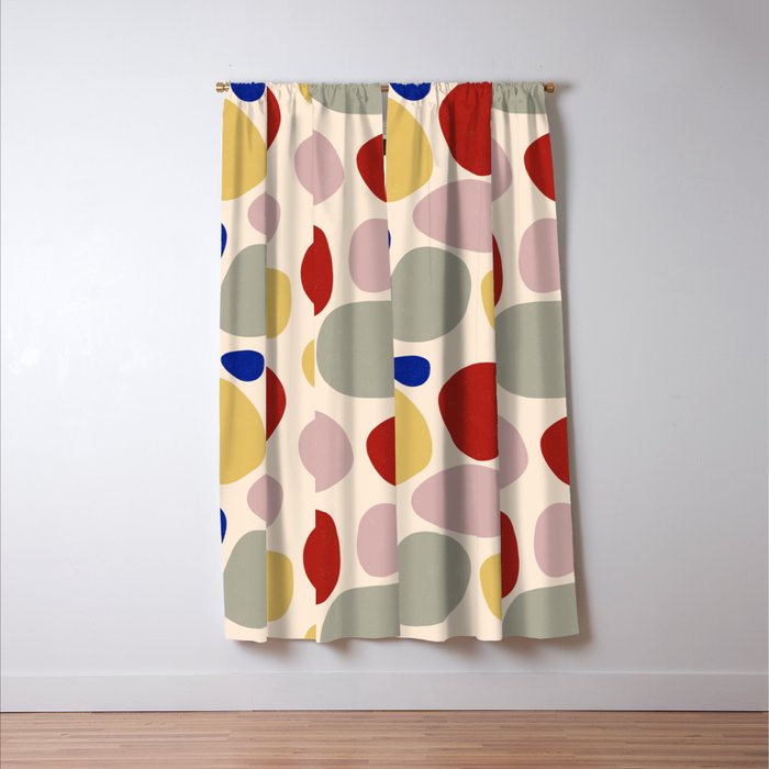 Colorful Stones Window Curtain Gallery Image 3