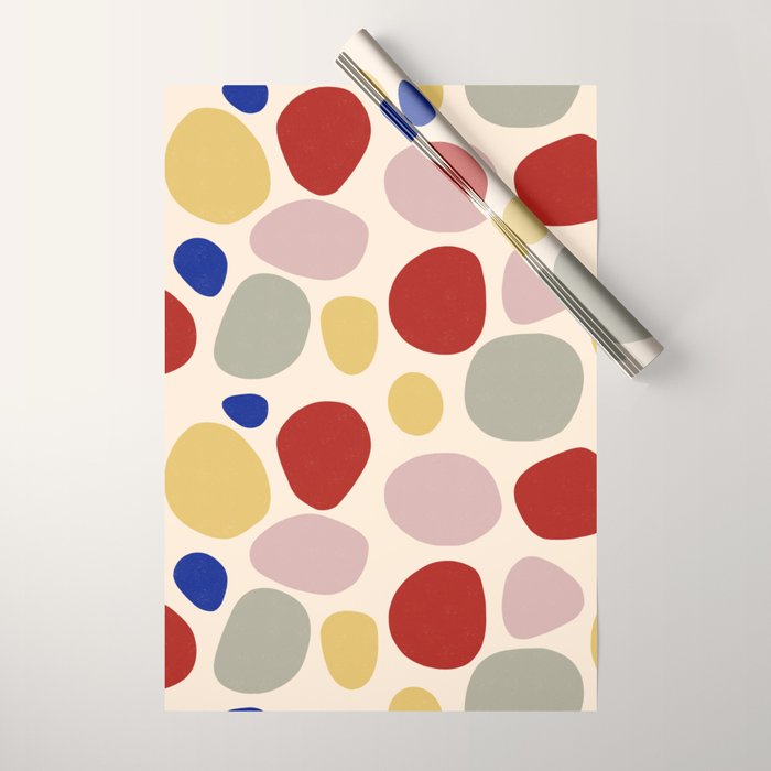 Colorful Stones Wrapping Paper Gallery Image 1