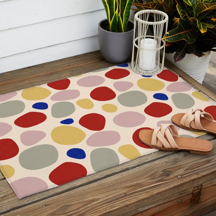 Colorful Stones Outdoor Rug Gallery Image 2