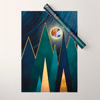 Metallic Peaks Wrapping Paper Gallery Image 1