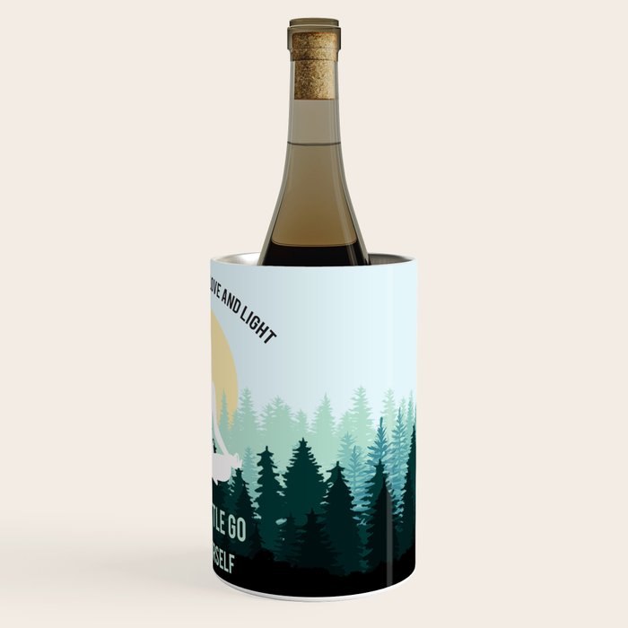 I'm Mostly Peace, Love And Light And A Little Go Fuck Yourself Funny Saying Wine Chiller Gallery Image 3