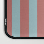 Dusty Pink Greyish Blue Stripe Laptop Sleeve Gallery Image 3